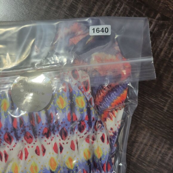 AGB Womens XL‎ Sleeveless Tank Top Boho Festival Multicolor Aztec Print - Picture 9 of 9